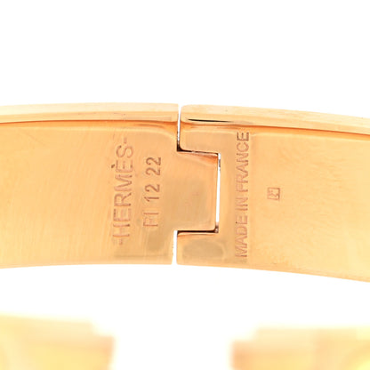 Hermes Enamel Narrow Clic Clac H Bracelet PM Jaune Bourgeon 4 of 4