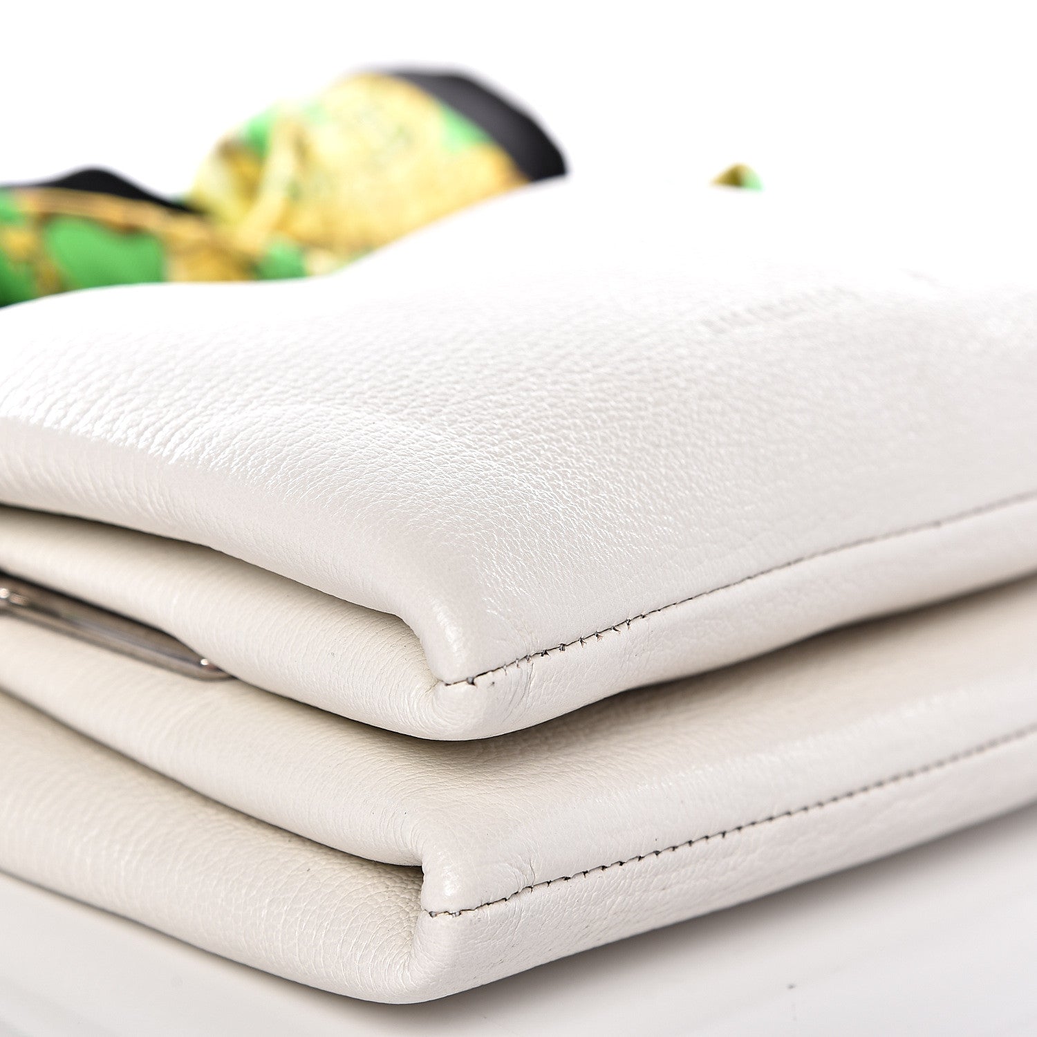 Balenciaga Goatskin XS Flap Scarf Top Handle Bag White 6 of 8