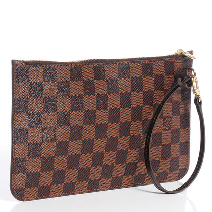 Louis Vuitton Damier Ebene Neverfull MM GM Pochette 3 of 7
