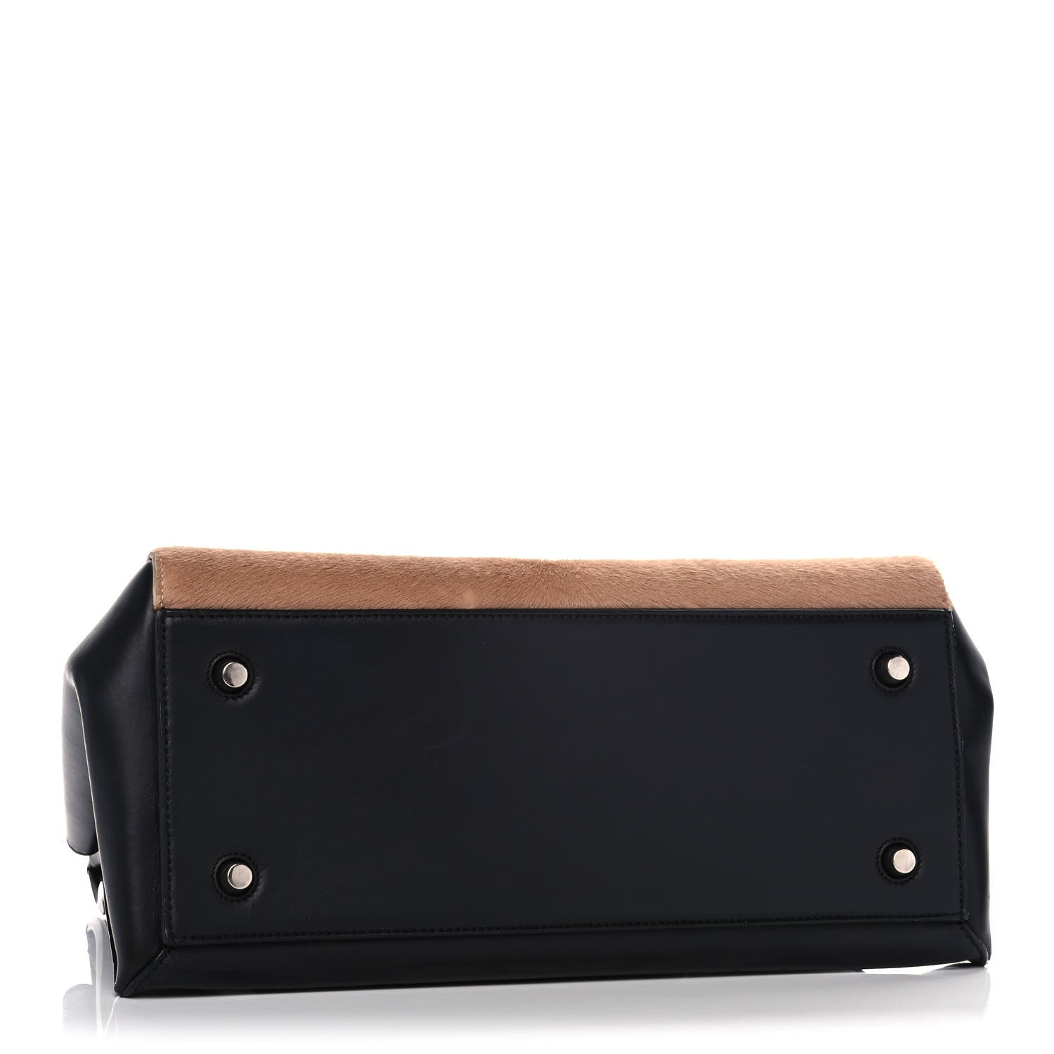 Celine Pony Hair Calfskin Medium Edge Shoulder Bag Praline 4 of 11