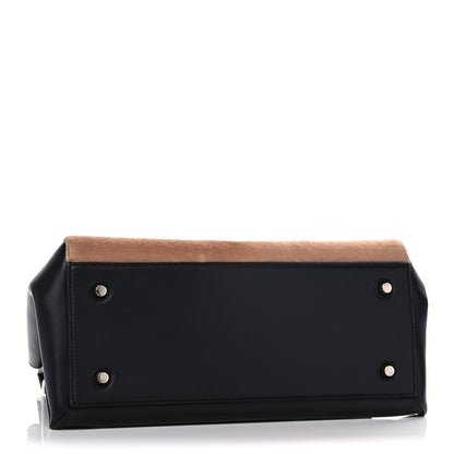 Celine Pony Hair Calfskin Medium Edge Shoulder Bag Praline 4 of 11