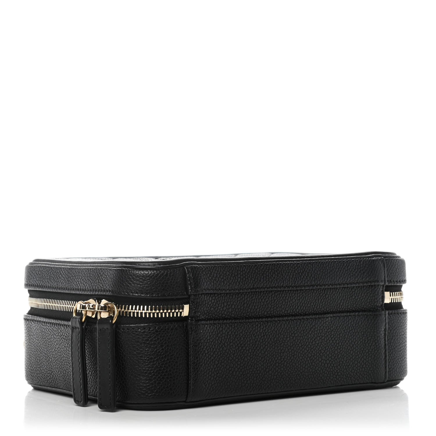 Chanel Caviar Quilted Medium CC Filigree Vanity Case Black 4 of 11