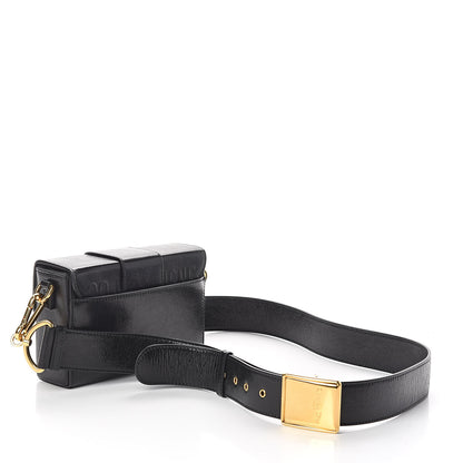 Christian Dior Crackled Lambskin 30 Montaigne Box Bag Black 3 of 9