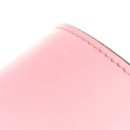 Fendi Vitello King Tamponato Logo Embossed Continental Wallet Rosa Acquerello 8 of 9