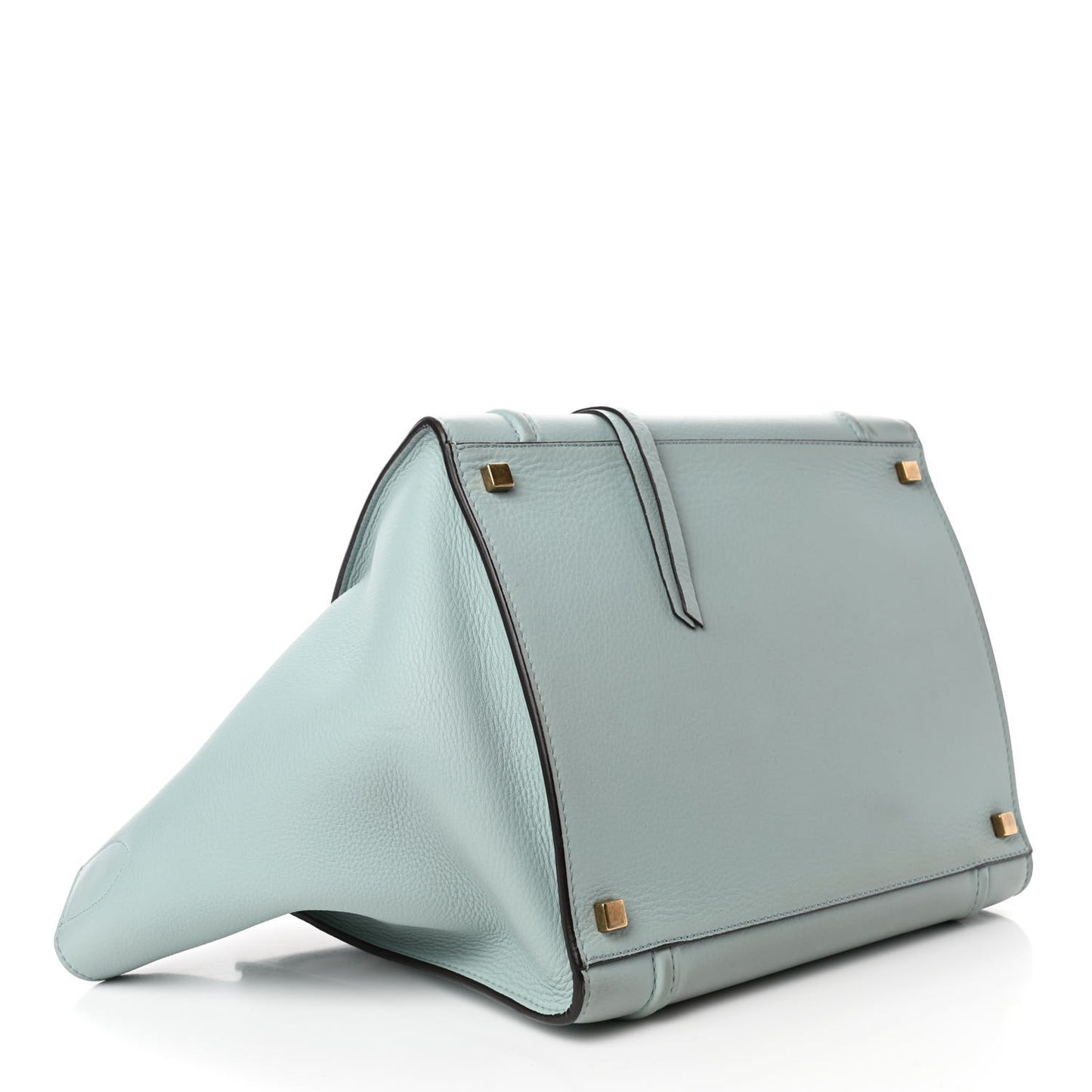 Supple Calfskin Medium Phantom Luggage Azur