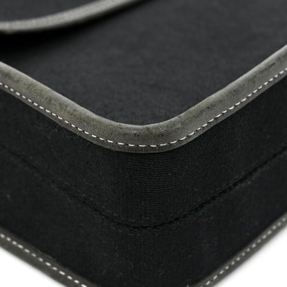 Hermes Toile Officier Buenaventura Briefcase Black 16 of 23