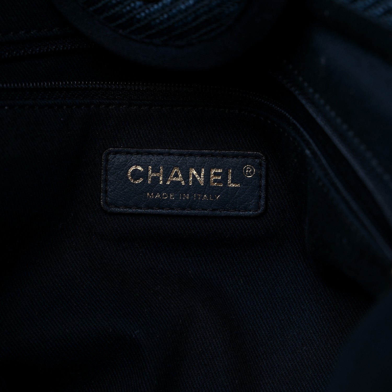 Chanel Denim Medium Deauville Tote Dark Blue 5 of 12