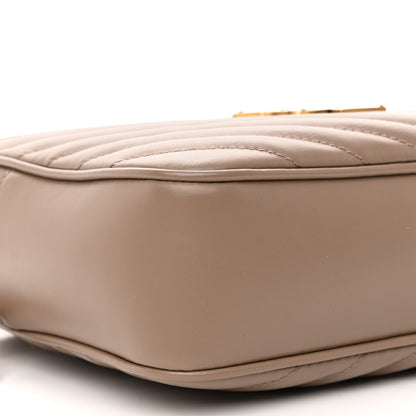 Saint Laurent Calfskin Matelasse Monogram Lou Camera Bag Greyish Brown 8 of 10