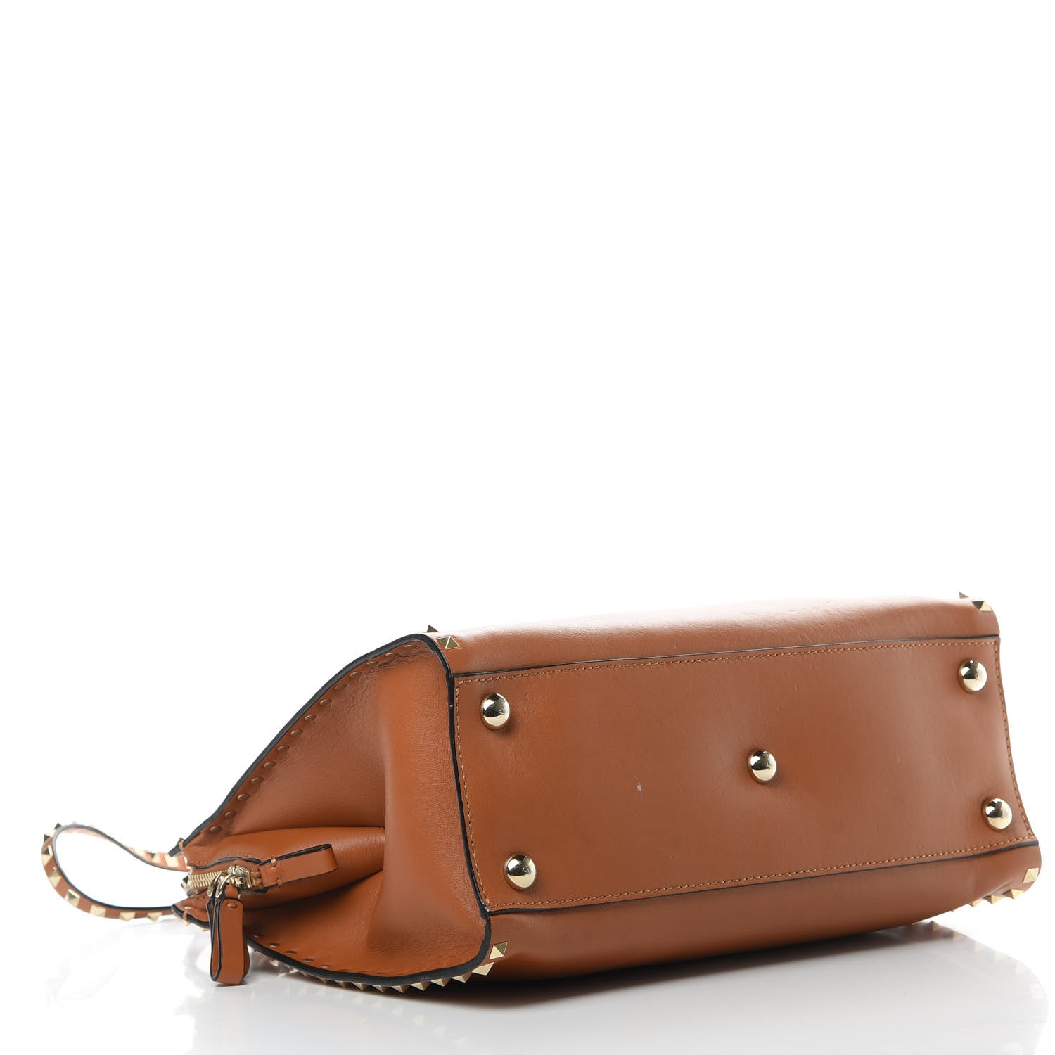 Valentino Garavani Vitello Rockstud Dome Shopper Light Cuir 4 of 16