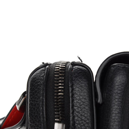 Christian Louboutin Calfskin Rubber Bench Reporter Loubi Black 10 of 11