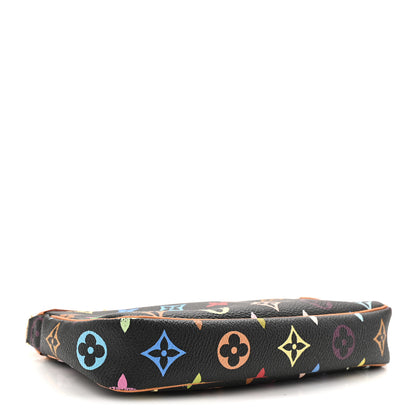 Louis Vuitton Monogram Multicolor Pochette Accessories Black 4 of 11
