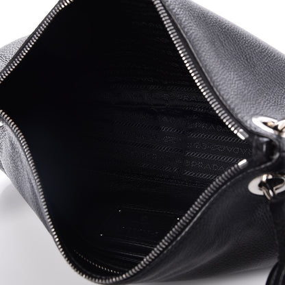 Prada Vitello Phenix Shoulder Bag Nero Black 5 of 8