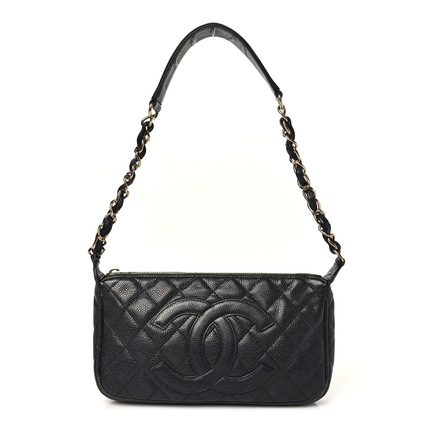 Chanel Caviar Quilted CC Shoulder Bag Black 1 of 11