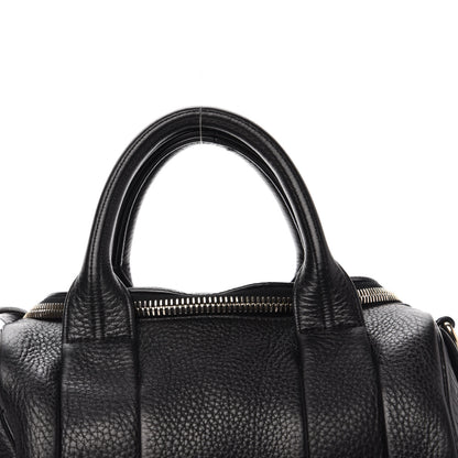 Alexander Wang Pebbled Lambskin Rockie Black Pale Gold Hardware 11 of 11
