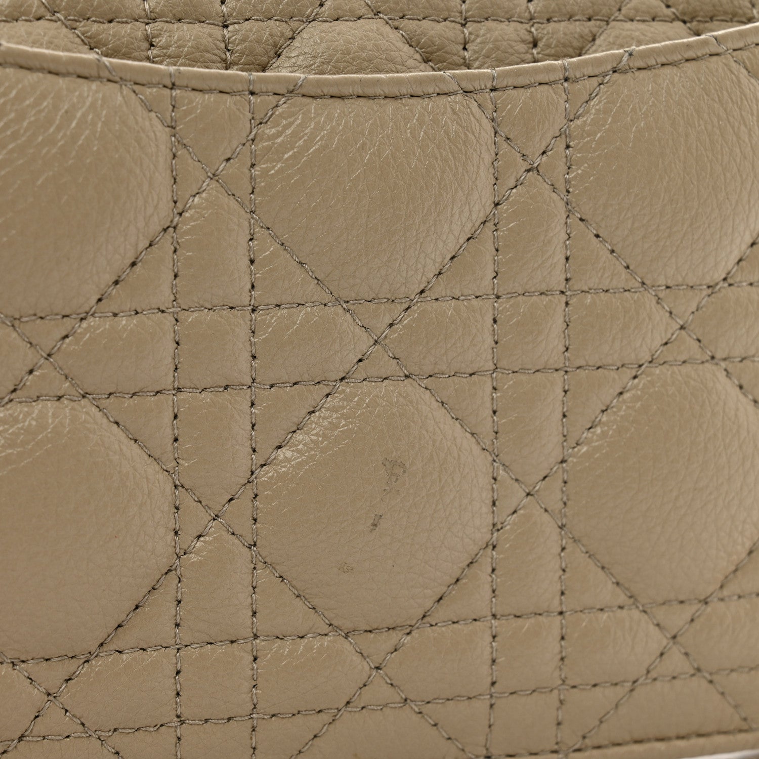 Christian Dior Supple Calfskin Caro Pouch with Chain Sand 12 of 12