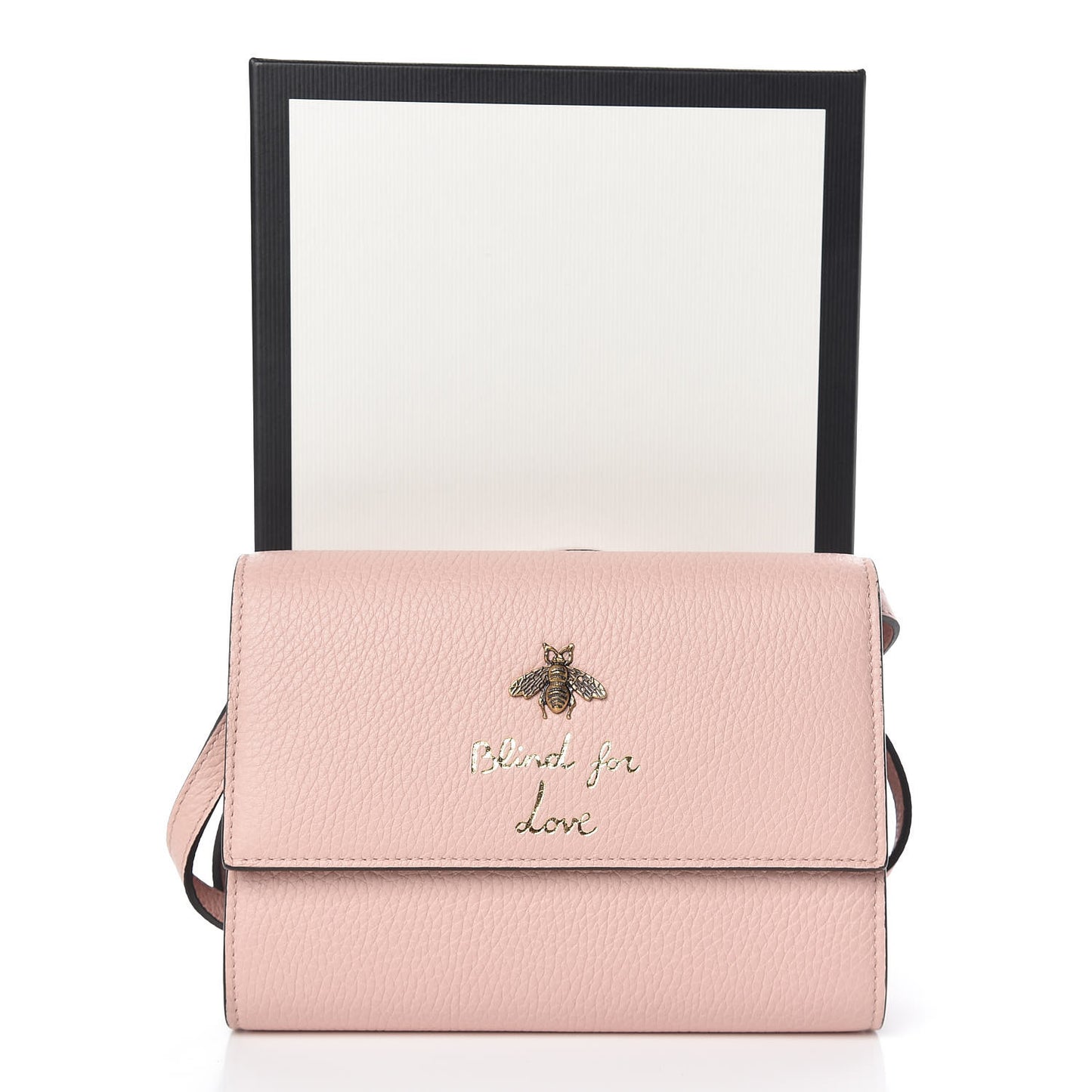 Calfskin Blind For Love Crossbody Pink