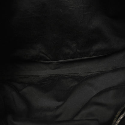 Saint Laurent Grained Lambskin Monogram Oversized Niki Chain Satchel Black 5 of 14