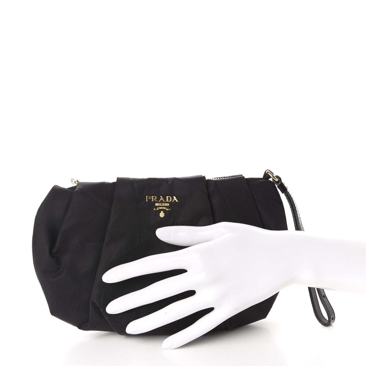 Tessuto Nylon Wristlet Black