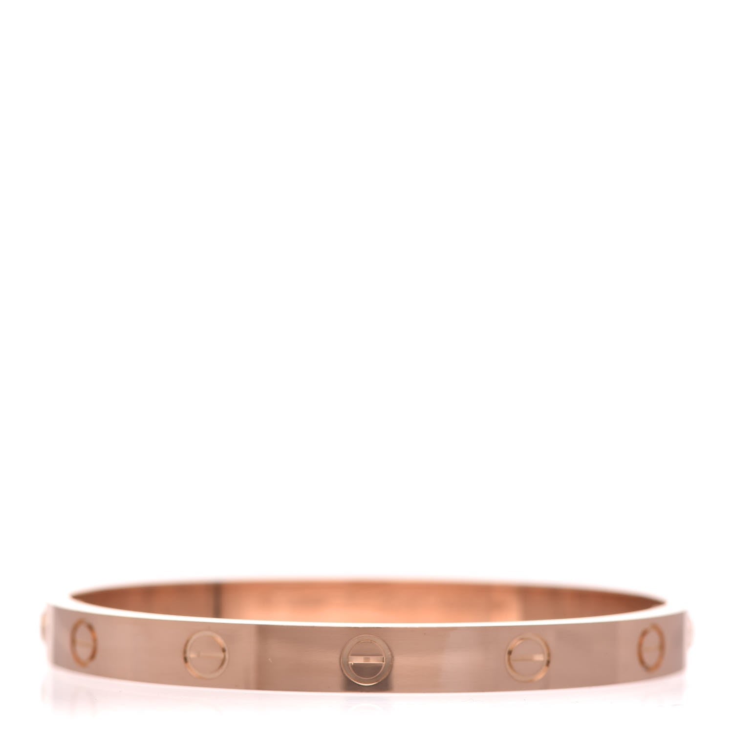 Cartier 18K Pink Gold LOVE Bracelet 17 1 of 7