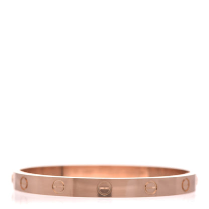 Cartier 18K Pink Gold LOVE Bracelet 17 1 of 7