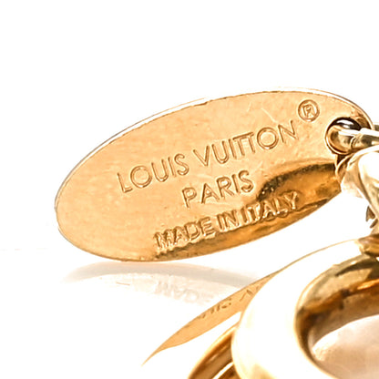 Louis Vuitton LV Facettes Bag Charm Key Holder Gold 4 of 4