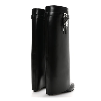 Givenchy Calfskin Shark Lock Pant Boots 38 Black 4 of 6