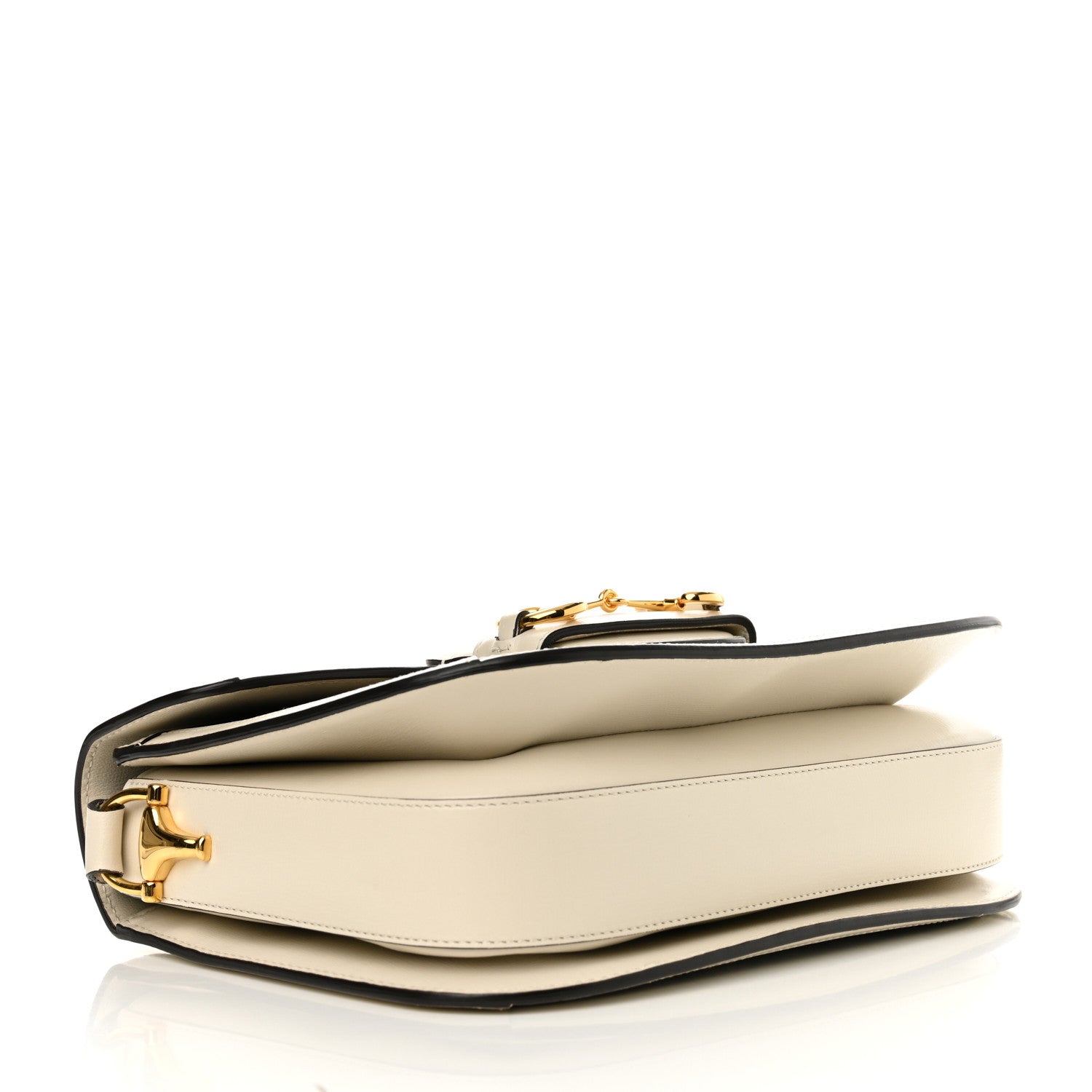 Gucci GG Supreme Monogram Horsebit 1955 Shoulder Bag Beige Mystic White 4 of 13