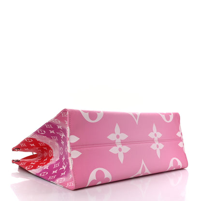 Louis Vuitton Monogram Escale Onthego GM Rouge 4 of 8