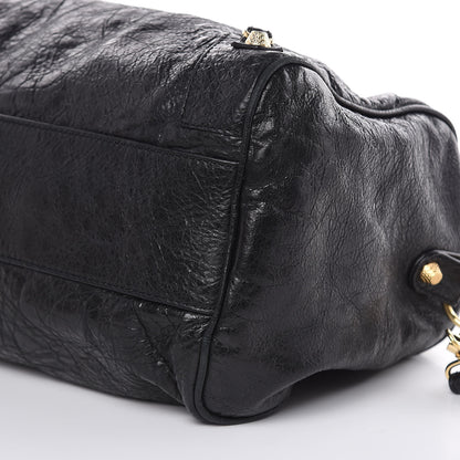 Balenciaga Agneau Giant 12 Gold Hardware Boston Black 9 of 9