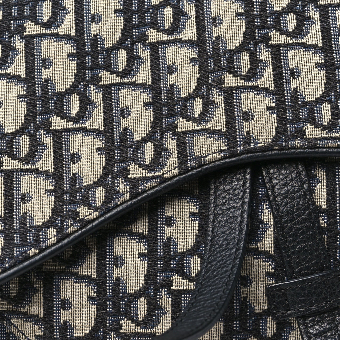 Oblique Mens Saddle Bag Blue