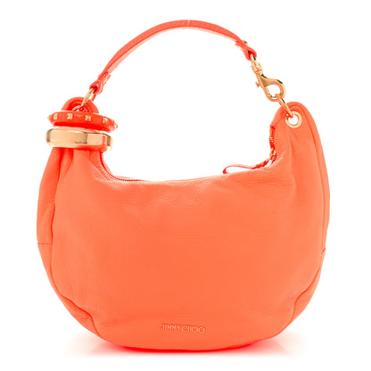 Jimmy Choo Deerskin Solar Hobo Orange 1 of 12