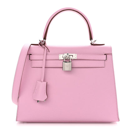 Hermes Epsom Kelly Sellier 25 Mauve Sylvestre 1 of 11