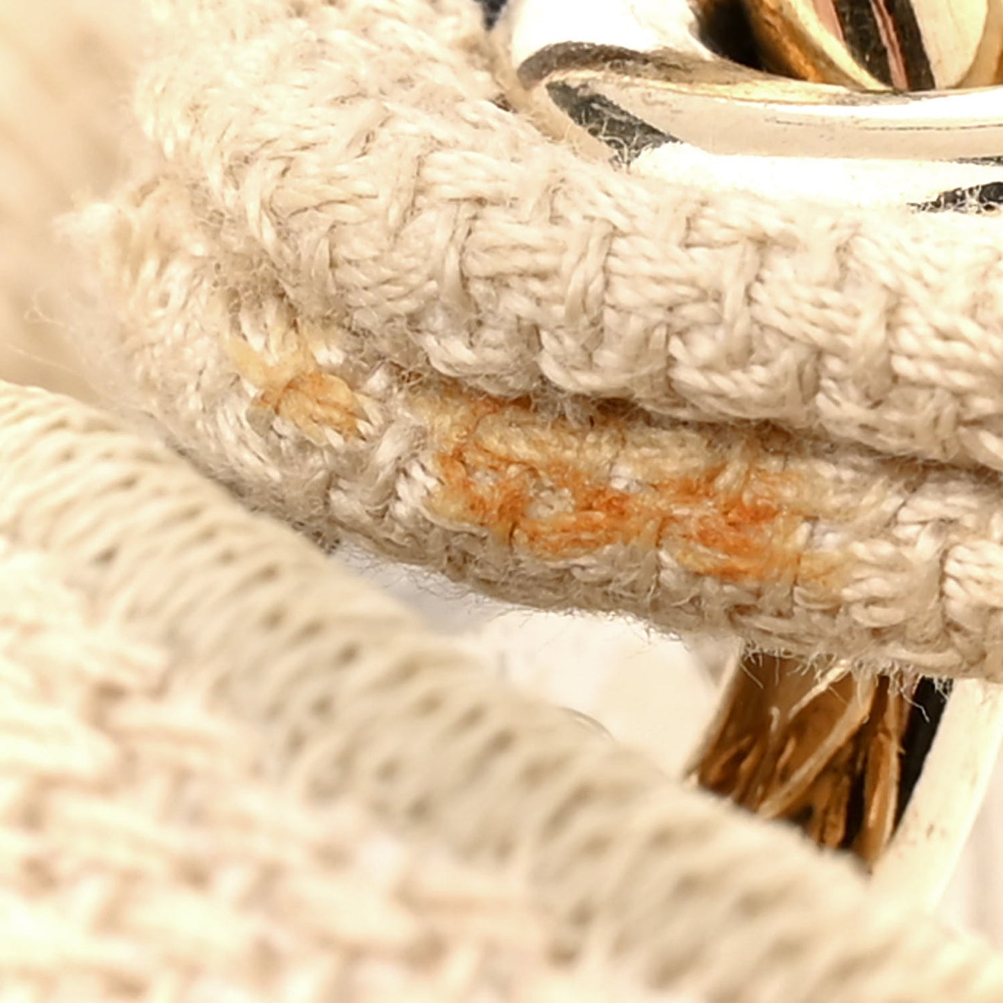 Canvas Embroidered Medium Stripes Lady D-Lite Beige