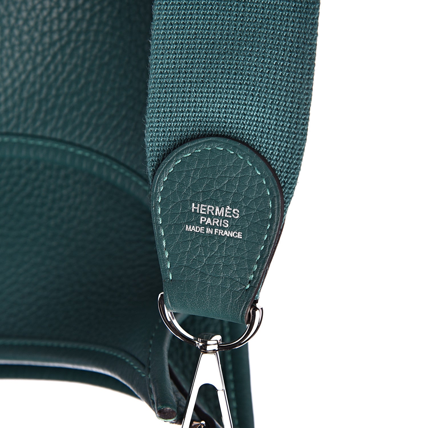 Hermes Taurillon Clemence Evelyne III GM Malachite 7 of 10