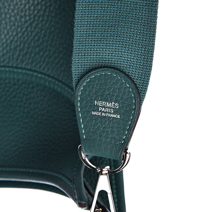 Hermes Taurillon Clemence Evelyne III GM Malachite 7 of 10