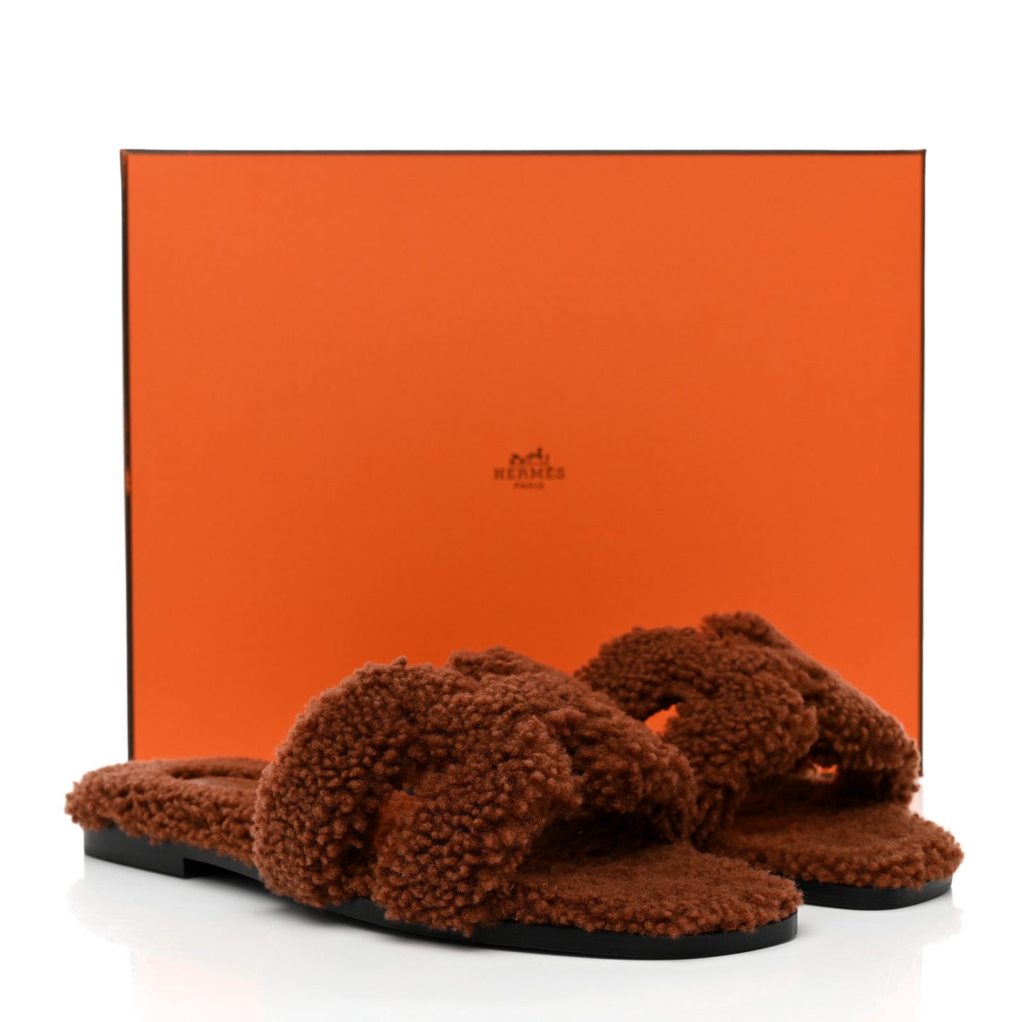 Woolskin Oran Sandals 37.5 Cognac