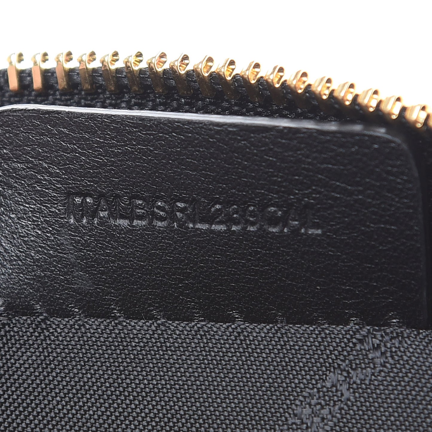 House Check Sequin Peyton Pouch Bag Gold Black
