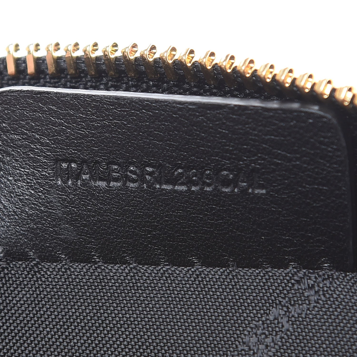 Burberry House Check Sequin Peyton Pouch Bag Gold Black 7 of 9