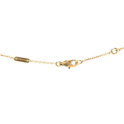 Van Cleef & Arpels 18K Yellow Gold Mother of Pearl Sweet Alhambra Butterfly Pendant Necklace 5 of 7