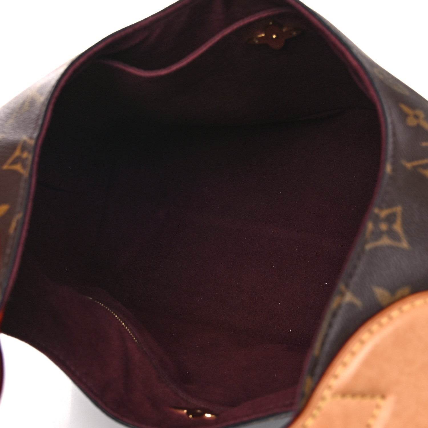 Louis Vuitton Monogram Flower Hobo Beige 6 of 13