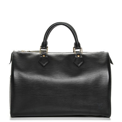 Louis Vuitton Epi Speedy 30 Black 1 of 6