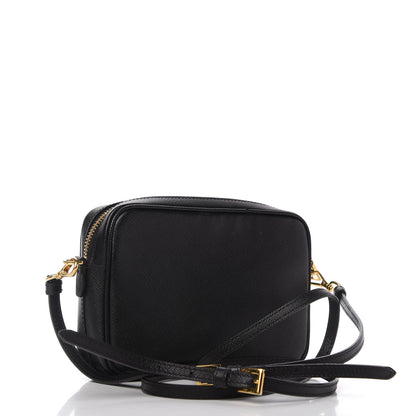 Prada Saffiano Lux Small Camera Crossbody Bag Black 3 of 10