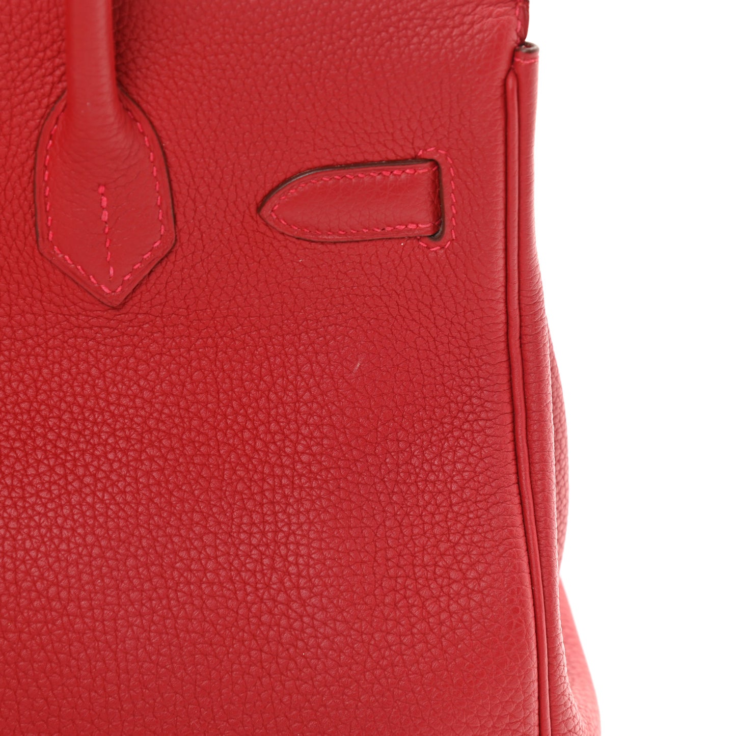 Togo Birkin 30 Rouge Casaque