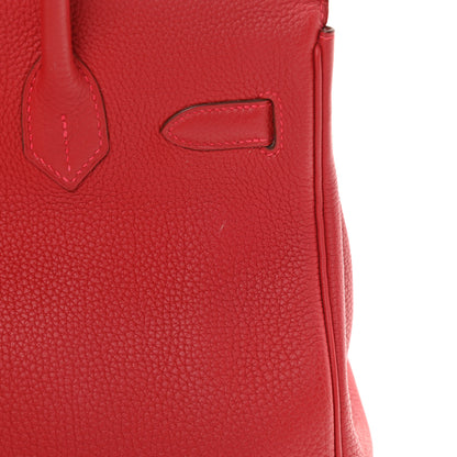 Hermes Togo Birkin 30 Rouge Casaque 19 of 19