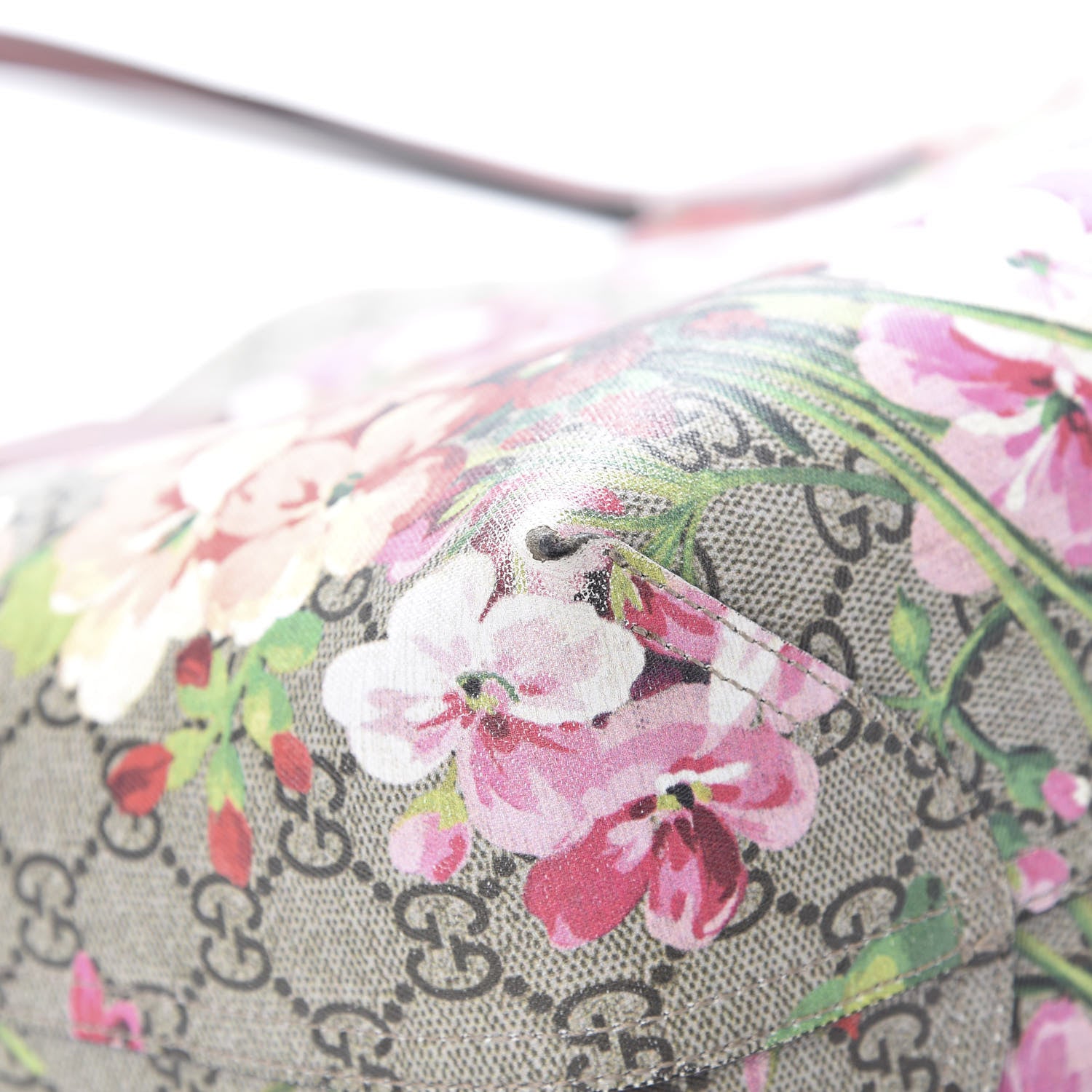 Gucci GG Supreme Monogram Blooms Medium Reversible Tote Beige Multicolor Dry Rose 14 of 20