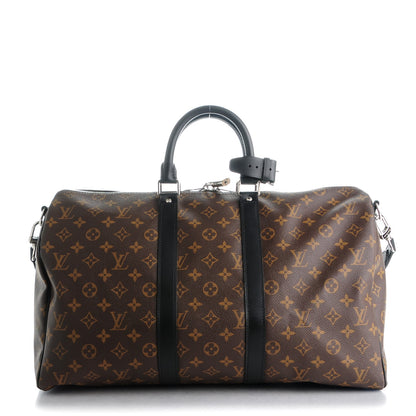 Louis Vuitton Monogram Macassar Keepall Bandouliere 45 1 of 7