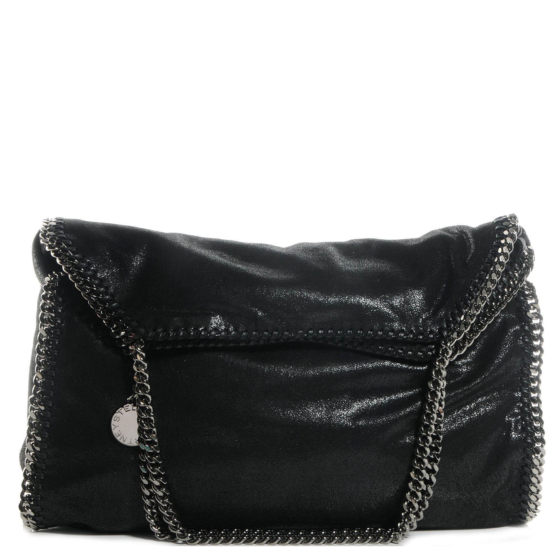 Stella McCartney Faux Leather Shaggy Deer Large Falabella Black 1 of 8