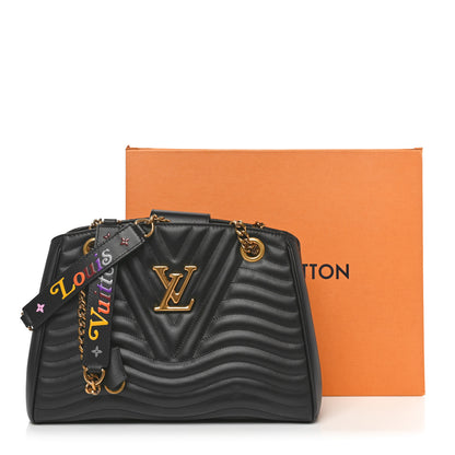 Louis Vuitton Calfskin New Wave Chain Tote Black 12 of 12