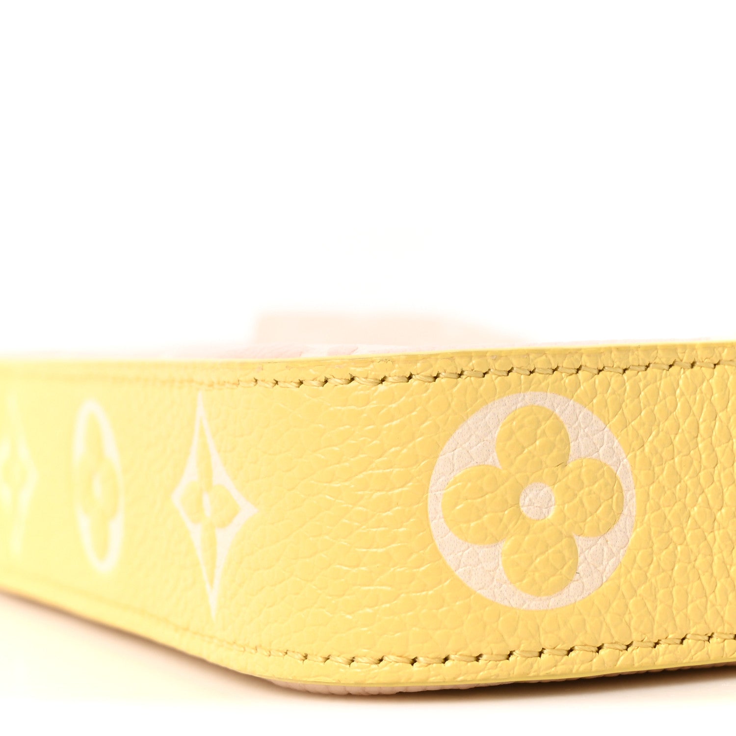 Louis Vuitton Empreinte Spring in the City Felicie Pochette Chain Wallet Pink Beige Yellow 11 of 12