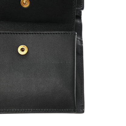Saint Laurent Smooth Calfskin Compact Wallet Black 12 of 17
